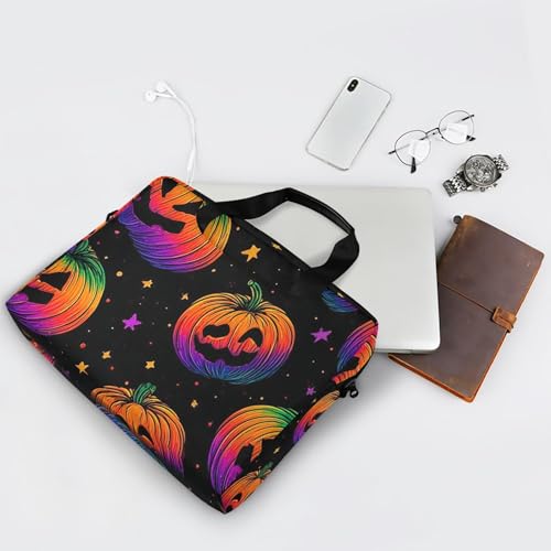 Funda para portátil ALAZA con diseño de calabazas coloridas miniatura 7