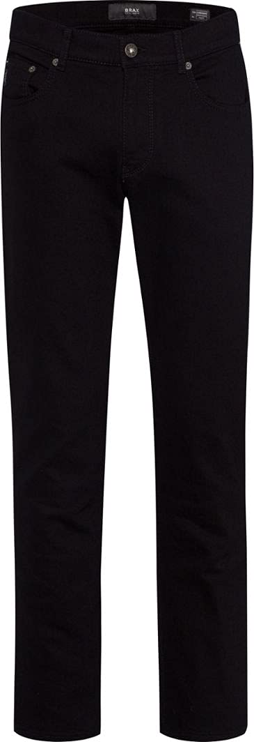 BRAX Men's Cooper Fancy Five Pocket Casual Sportiv Trouser Not Applicable, Black (Perma Black 01), W35 / L30 (Manufacturer Size: 35/30)
