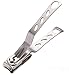 Rotating Nail clippers, SpinSnips Stainless Steel Clippers for Thick Nails, FingerNail Clippers for Ingrown Toenail, Clippers for Tough Nails, Seniors, Adults Deluxe Sturdy Stainless Steel Big(Silver)
