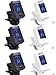 JOYO Guitar Tuner Clip on Digital Electronic Tuner for Bass, Ukulele, Violin, Mandolin, Acoustic/Electric Guitar Tuner with LED Display (JT-01 White)