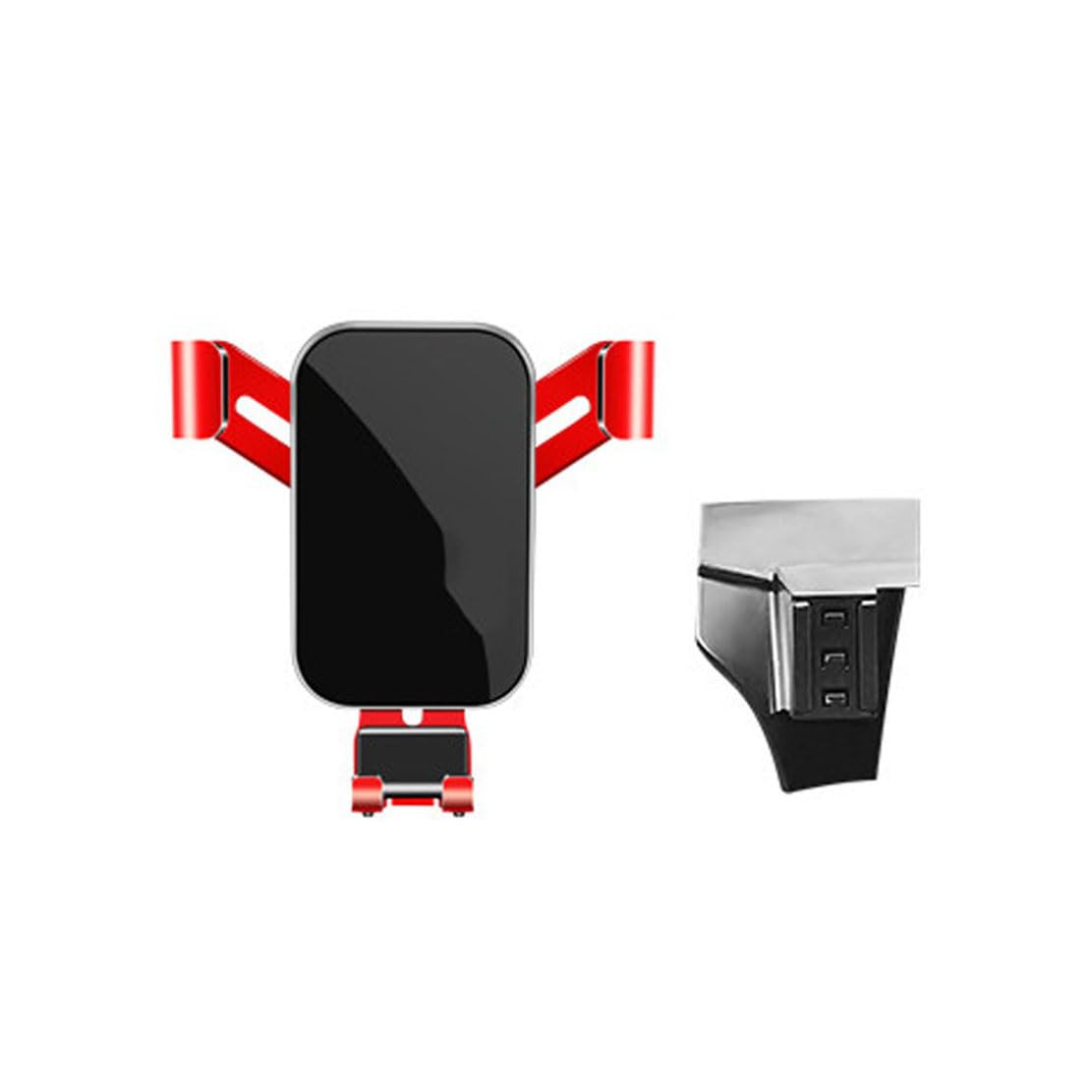 CAKERS Car phone holder,Compatible with Lexus LX 2022–2023,Auto Parts,red