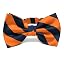 Navy Blue and Orange