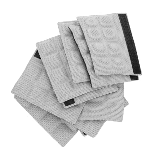 BUGUUYO 10pcs Breathable Sweat Absorption Chin Pad for Hard Hat Liners Comfortable Cushion for Bicycle Riding Helmets