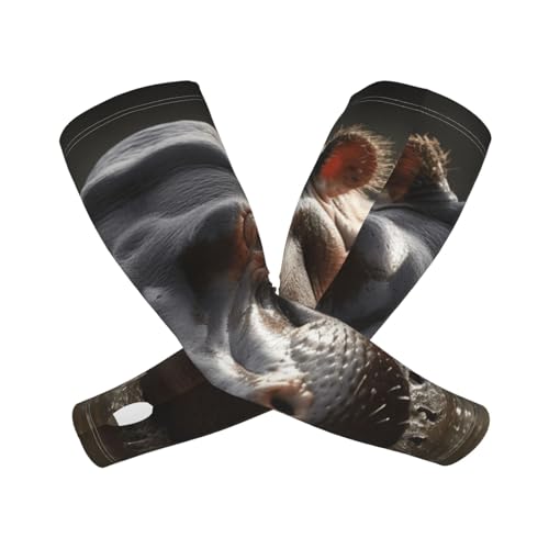 DWVTFSM Kühlende Hippo Sonnenschutz-Armstulpen