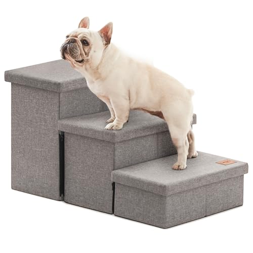 Love's cabin Dog Stairs for High Bed 18'H,Foldable Pet...