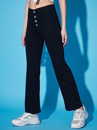 Image of GUTI Womens High Rise Ankle Length Jeans
