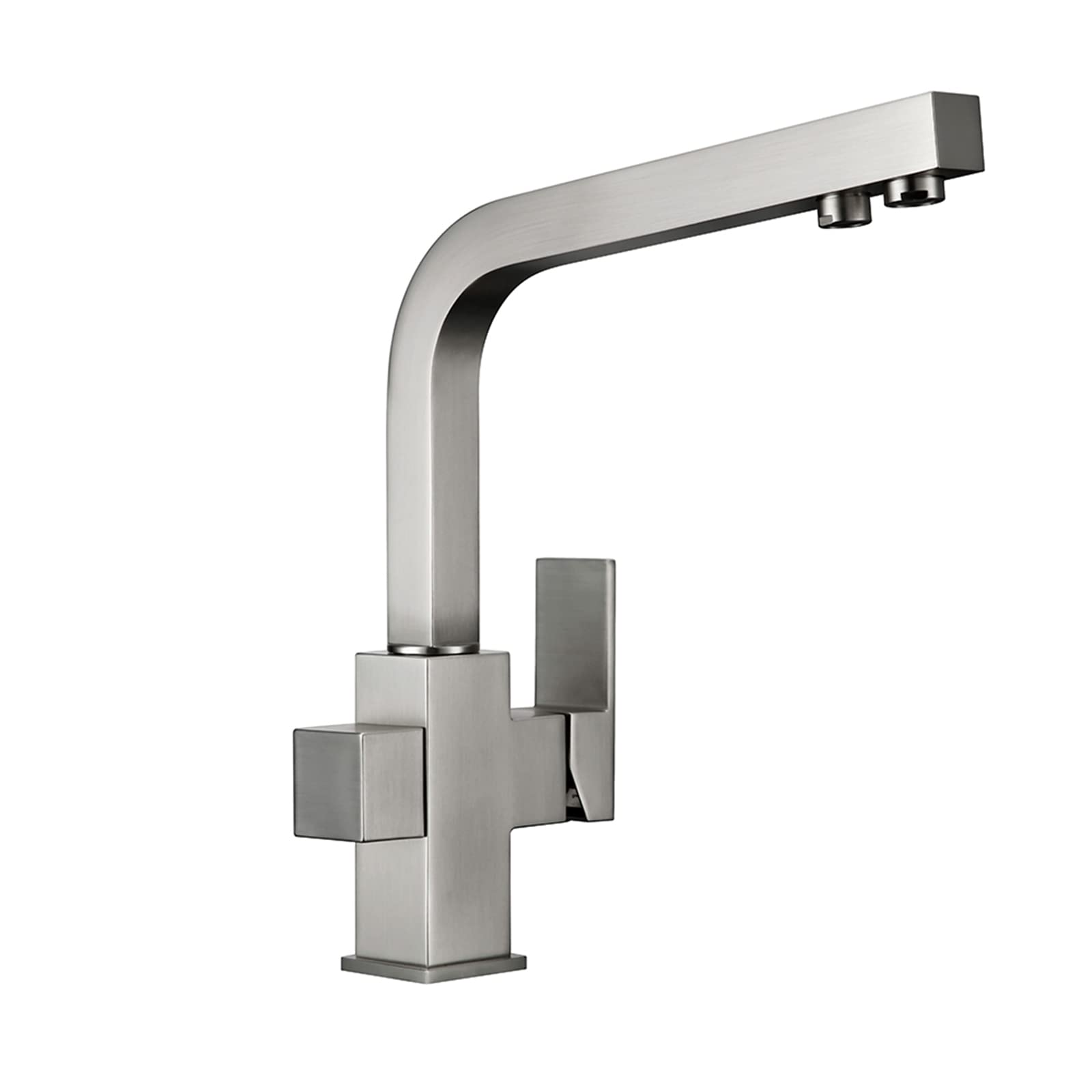 Eau potable rotative à 360 degrés pour évier de cuisine en laiton ergonomique