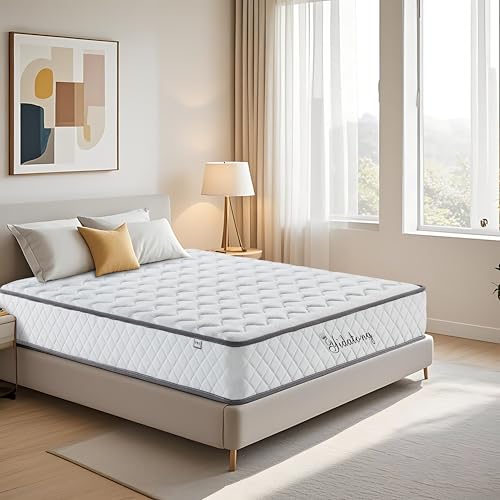 Colchón 140x190, Altura ±30 cm, Colchón Matrimonio con Espuma Viscoelástica y Muelles Ensacados, Certificado Öko-Tex, Firmeza Media H3, Independencia de lechos, 7 Zonas Diferenciadas, Ergonómico