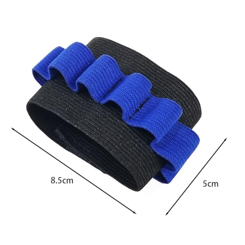 Sarini 2 Stück Eva Soft Bullet Tactical Wrist Strap Armband Soft Bullet Armband Bullet Storage Armband Arm Strap Tactical Belt Geeignet für Blaster Gun Zubehör
