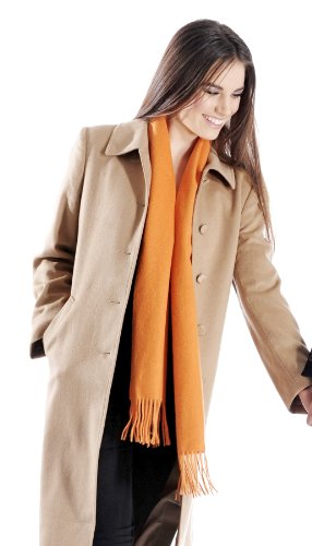 Cashmere Boutique: 100% Pure Cashmere Unisex Winter Scarf (20 Colors, Size: 12" x 60")4