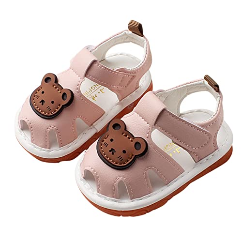 Baby Girls Boys Cartoon Bear Sandals Infant Beach Shoes Outdoor Casual Slipper Rubber Sole Toddler First Walking2