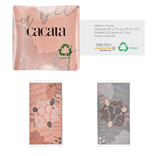 Cacala Yoga Towel Workout Towel For Women And Men Eco Friendly Organic Cotton Yoga Mat Towel Highly Absorbent Fast Drying Towel For Gym, Fitness, Yoga, Meditation Soft And Lightweight (Ballerinakiss) #TOP6