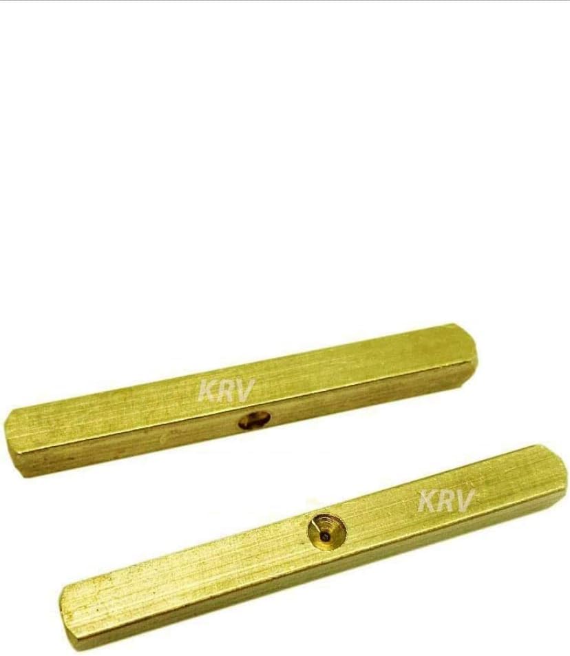 KRV Ludo Dice Set Brass Golden Colour 14mm (1 Pair)