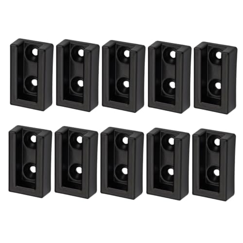 SOLUSTRE 2sets 10pcs Wardrobe Closet Pole Bracket Heavy Duty Clothes Rod Holder for Wardrobe Shop Easy Installation Strong Bearing Capacity Stable Support for Clothes Towels 10pcs*2