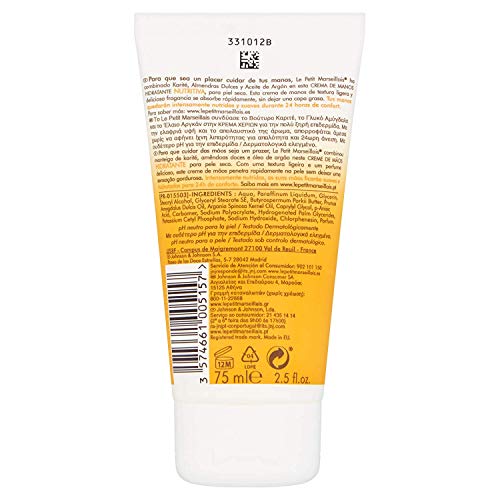 Crème Mains Amande Douce Nutrition Karité & Huile D'argan Le Petit Marseillais Le Tube De 75ml - vue 6