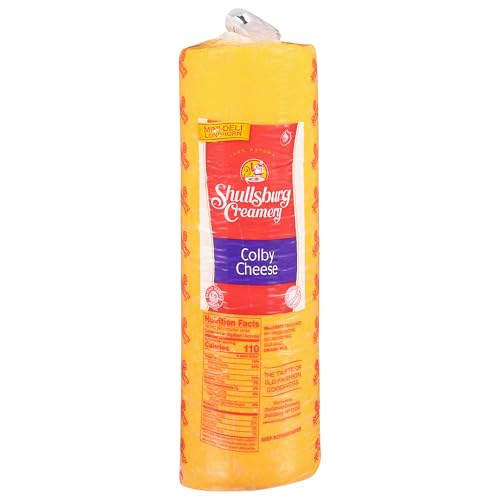 Shullsburg Creamery - Colby Cheese - 6 Pound Mini Deli Horn