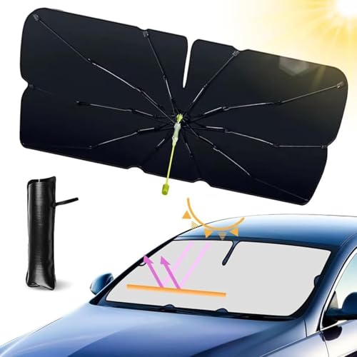 車用サンシェード適用ポルシェ 911 2011年11月〜2019年6月カーフロントガラス サンシェードパラソル - 折りたたみ可能な紫外線カット カーサンシェード アンブレラ 収納バッグ付き