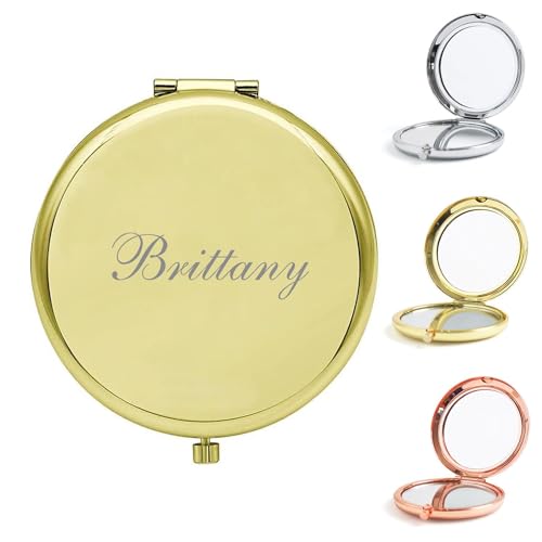 HaEnLab Gold Engraved Magnifying Mirror