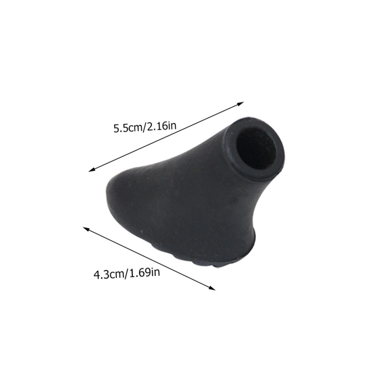 VANZACK 5 Pcs Hiking Pole Tips Trekking Poles for Safe Walking Reduced Scars