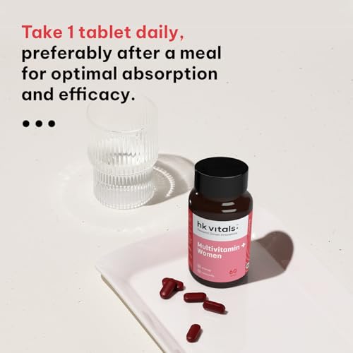 hk vitals Multivitamin Plus Women (60 Tablets) | Daily Multivitamin for Women | For Energy, Joints, Skin & Hair