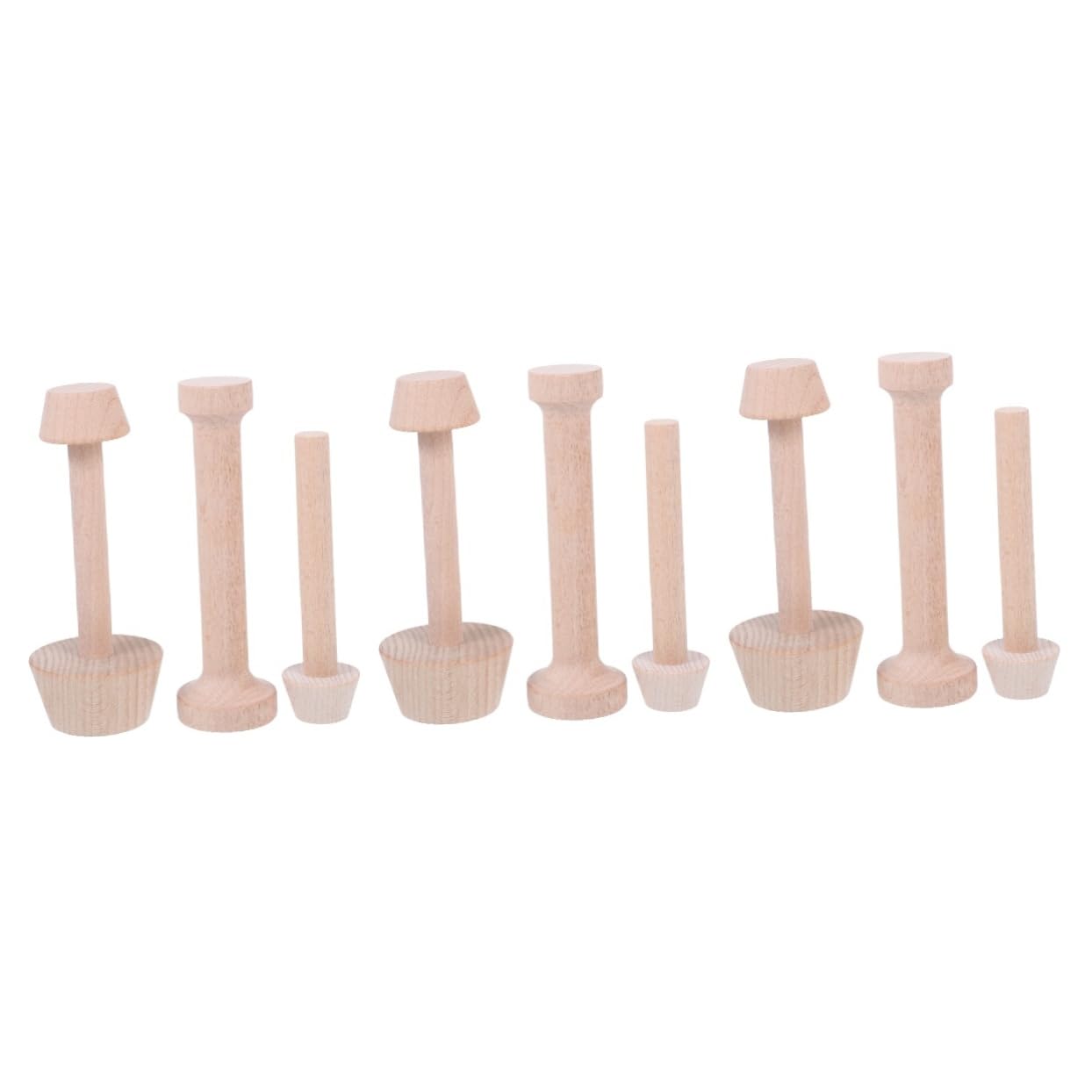Alipis 9piezas Molde De Tartas De De Madera De Herramienta De Horneado Antiadherente Para Cocinas Pastelerías y