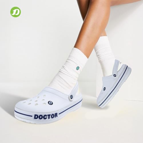 Image of DOCTOR EXTRA SOFT Men's Ultra Soft Casual Clogs /Sandals with Adjustable Back Strap for Adult | Comfortable | Light Weight | Stylish & Anti-Skid | Waterproof & Everyday Use Mules for Gents & Boys D-502