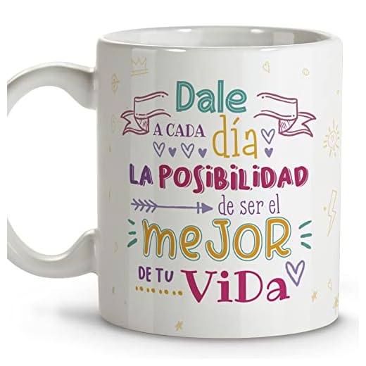 Tazas con Mensajes. Tazas Personalizadas. Tazas Desayuno Originales. Taza Ceramica 330 ml. Regalos con Frases. Tazas con Frases.