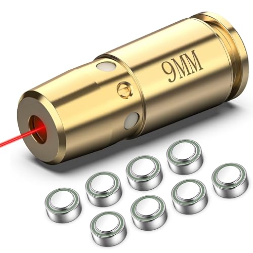 Image of CVLIFE Bore Sight Laser 223 5.56mm /9mm /.243.308 /12Gauge /7.62x39mm /.45acp Red Laser Bore Sighter with Batteries