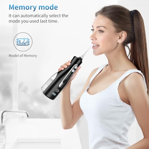 Hydropulseur électrique FLOZI 300ml avec grattoir à langue et brosses
