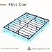 Hasuit Floating Bed Frame Full Size with LED Lights, Metal Platform Full Bed, No Box Spring Needed, Easy to Assemble (Full)