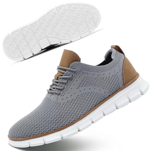 Men's Casual Oxfords Shoes Fashion Mesh Business Walking Work Dress Sneakers Comfortable Lightweight4
