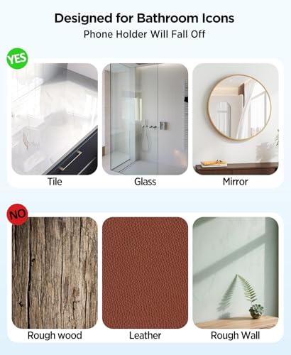 Beeasy Vakuum Magnet Handyhalterung, Saugnapf Handy Halterung 360° Drehbar Handyhalter für Dusche/Spiegel/Küche/Fitness/TikTok, Magsafe Suction Wandhalterung für iPhone 17 16 15 14 13 12