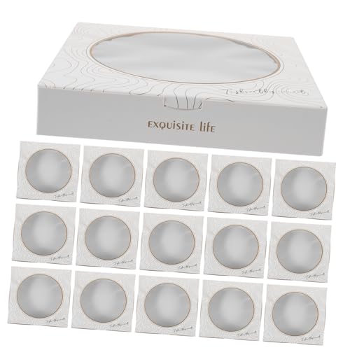 Homoyoyo Elegant Pizza Boxes 6-7 Inch Paper Takeout Containers Pizza Holder for Party Favor Boxes