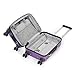OenoTourer 6-Bottle Insulated Wine Suitcase - Travel & Airplane Safe, Purple