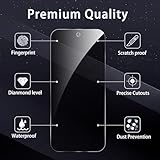 [2+2 Pack] Privacy Screen Protector for Google Pixel 9,Anti-Spy Tempered Glass Film, Fingerprint Recognition, 9H Hardness, Anti Scratch, Anti Fingerprint - Image 7