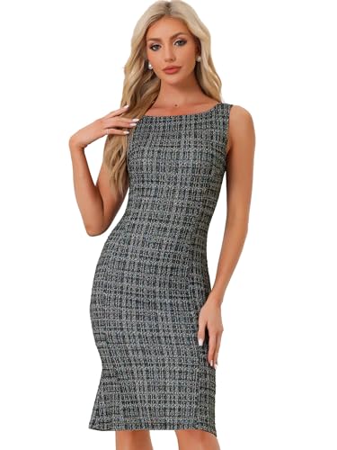 Robe d'été en tweed sans manches : restez élégante même sous la chaleur