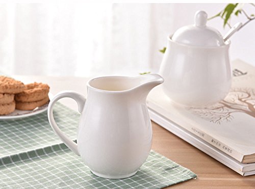 Ceramic Colorful Creamer And Sugar Set With Lid Spoon, Coffee Serving Set #TOP1