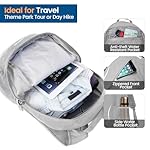 ZOMAKE Ultra Lightweight Packable Backpack 25L, Foldable Hiking Backpacks Water Resistant Small Folding Daypack for Travel(Sliver Grey) - Image 4