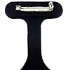 Digital Nurse Watch Fob For Women Men Multi Function, Infection Control Design, Silicone Nurses/Brooch/Tunic/Fob/Pocket/Carabiner Watch With Pin/Clip-On Nurse Doctor Paramedic Watch With Light Black #2