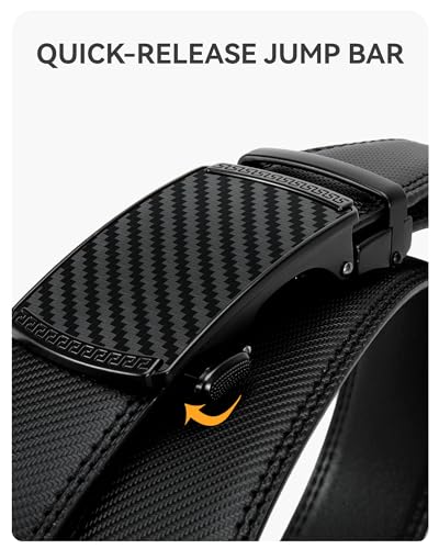 Image of CHAOREN 40mm Ratchet Belt Buckle Only for 1 3 /8 Slide Belt Strap, Automatic Click Buckle Adjustable