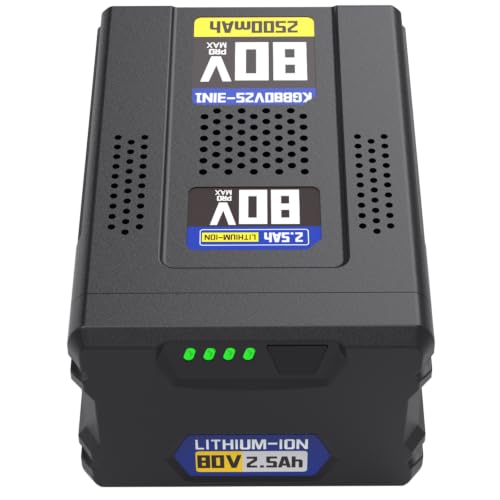 SAPBJ 80V 2.5Ah Battery for Kobalt 80 Volt Max Battery Replacement Compatible with Kobalt Cordless Power Tool Lithium Ion Bateria Model KB2580-06 KB580-06 KB680-06 KB280-06