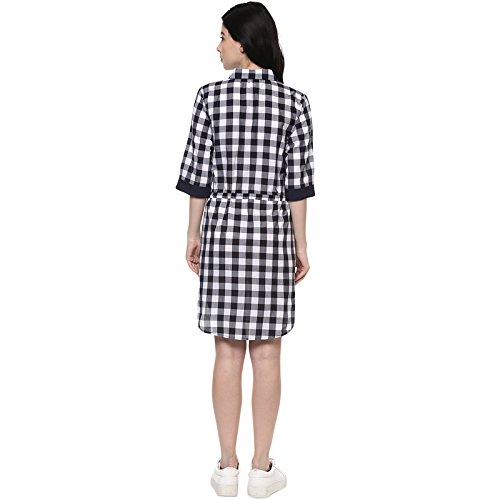 Image of Zima Leto Women's Crepe Shirt Dress