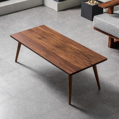 Image of Solid Sheesham Wooden Tables Coffee Table Solid Wood Tatami Coffee Table (100 * 50 * 45* Cm)
