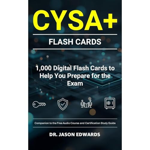 CYSA Flash Cards Audiolibro Por Jason Edwards arte de portada