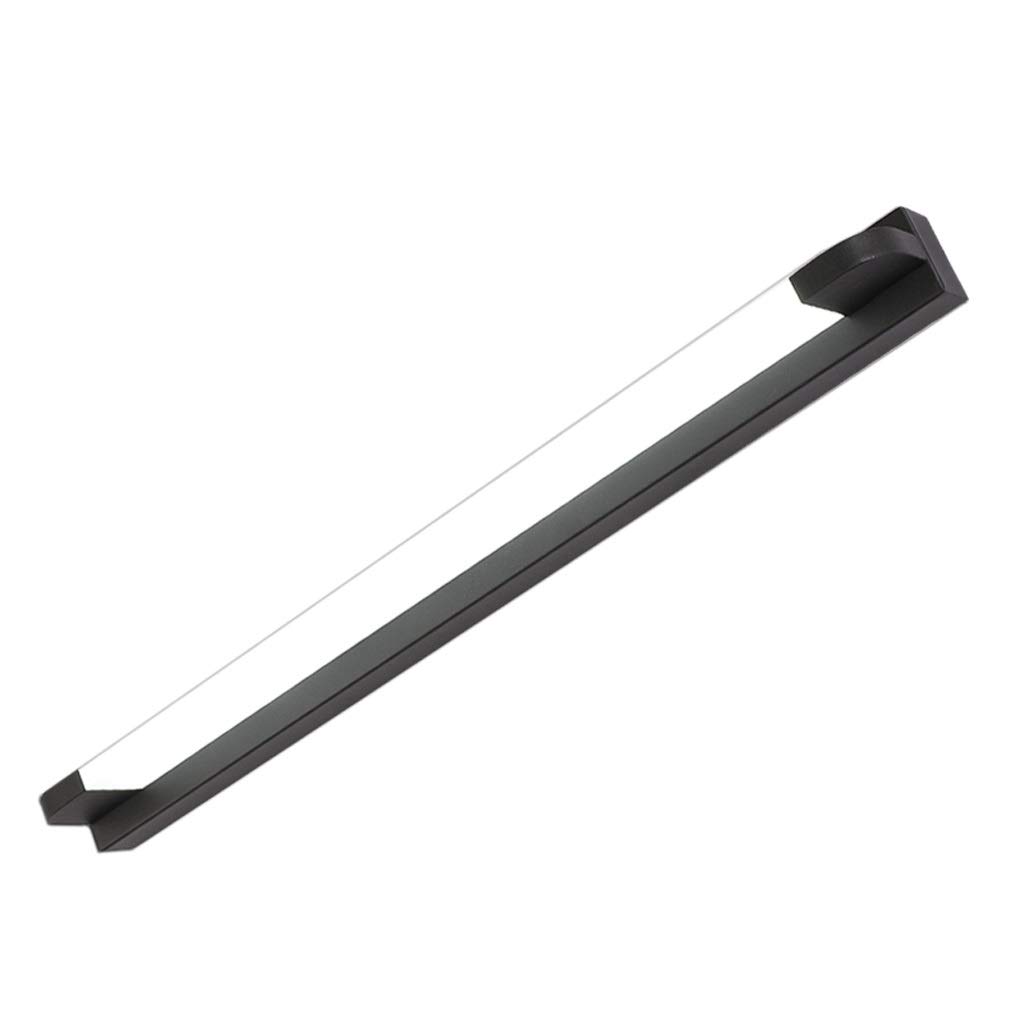 Fari a Specchio Led Bagno Lampada da Parete Bagno Lampada Trucco Lampada Specchio/Black-Warm Light/96Cm
