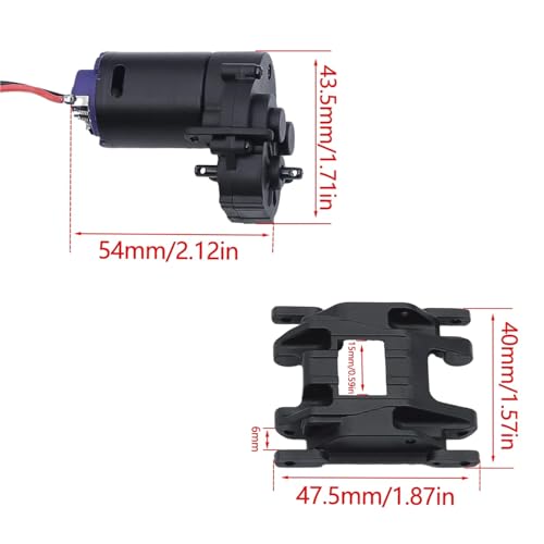 Transmisión automática TRX4M de alta precisión para chasis RC 1/18 Bronco 5