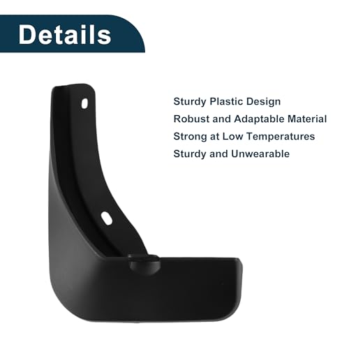Image of Mud Flaps Splash Guards for Skoda Rapid 2013-2017 W /Mount Accessories Mud Guards Front and Rear 1 Set
