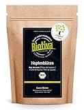 Biotiva Té de Flores de Lúpulo Orgánico 100g - Humulus Lupulus L. - Té de Lúpulo - Embotellado y controlado en Alemania (DE-ÖKO-005)