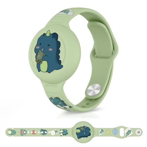 Meliya Bracciale in Morbido Silicone per Bambini per Apple Airtag,