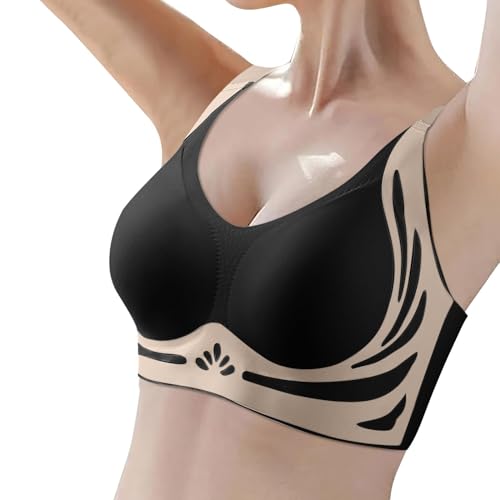 Hebender Anti-Sagging Wireless Push-Up BH atmungsaktive Brust gesammelt...